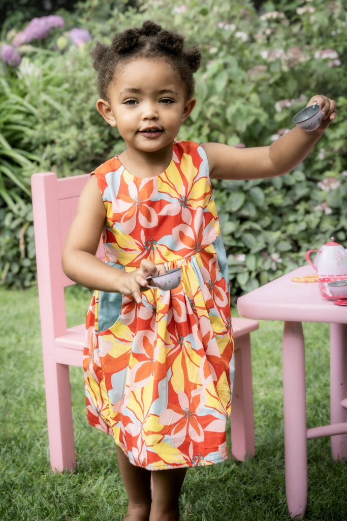 Girls Dress | Hibiscus