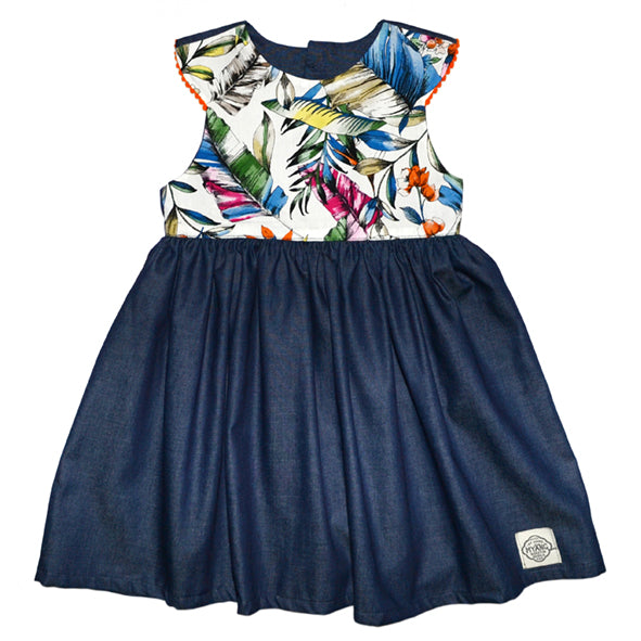 Girls Dress | Denim and Tropics