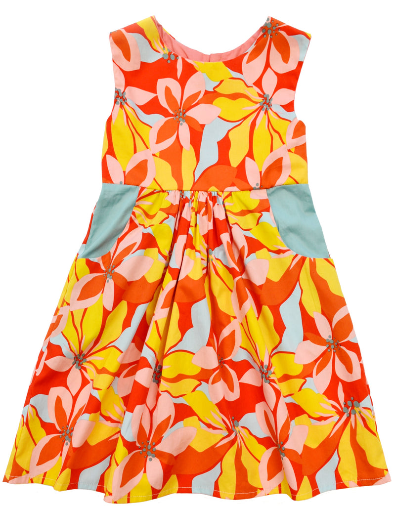 Girls Dress | Hibiscus