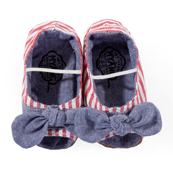 Peeptoe / Girls - Nautical Stripe