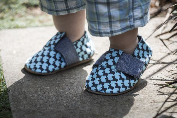 T-Bar / Boys - Teal and Navy Scottie