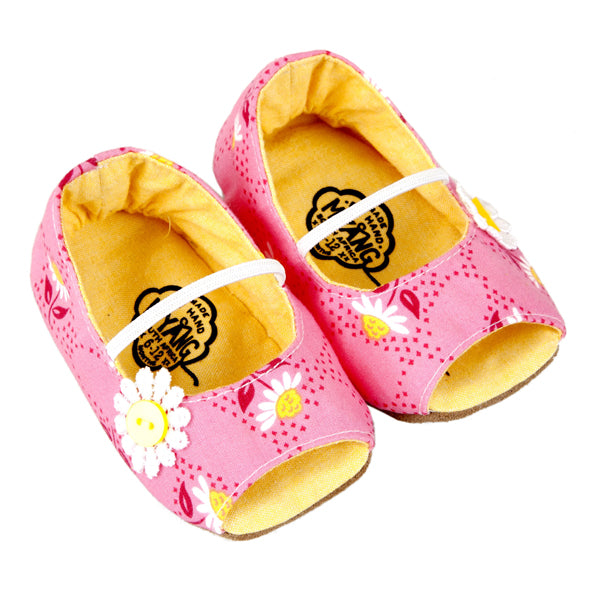 Peeptoe / Girls - Pink Daisy