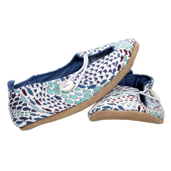 Keyhole / Unisex - Blue Fish Swirl