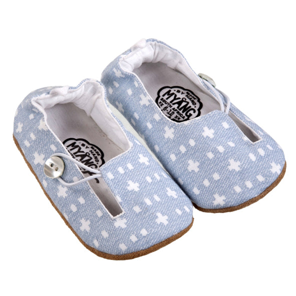 Keyhole / Unisex - Smokey Blue Cross