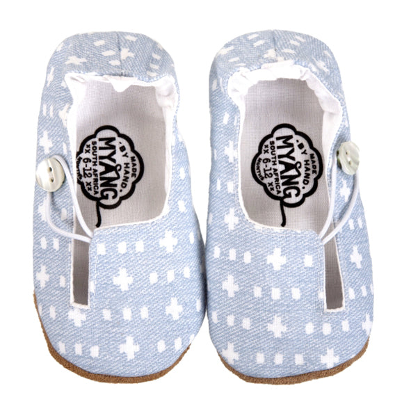 Keyhole / Unisex - Smokey Blue Cross