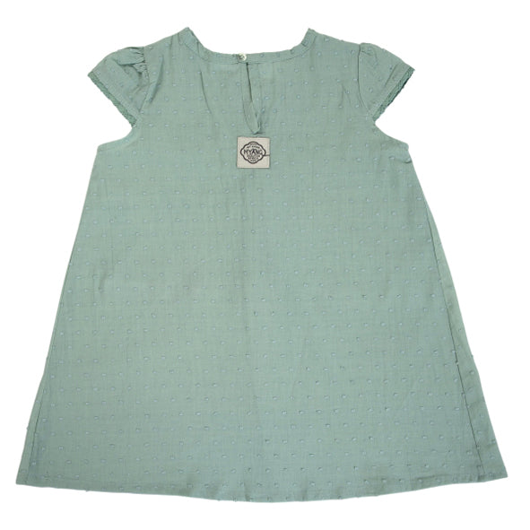 Girls Dress | Sage with Lace