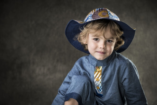 Unisex - Yellow & Blue Wax