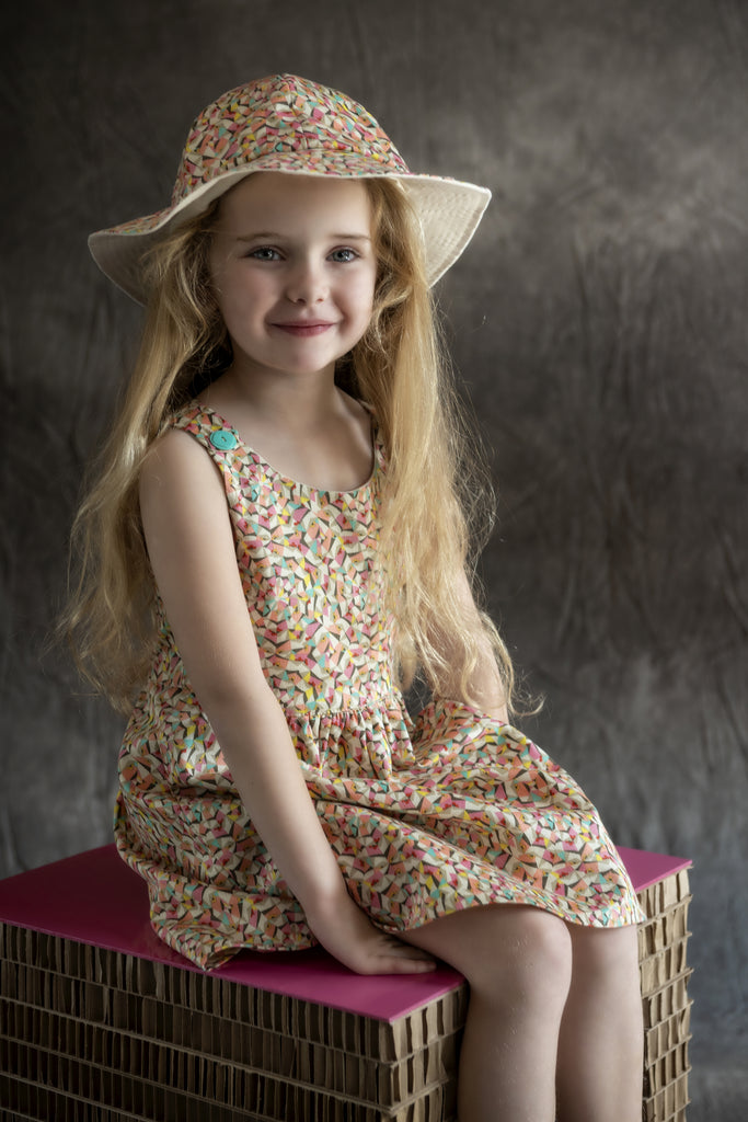 Girls Dress | Popsicle Pinafore