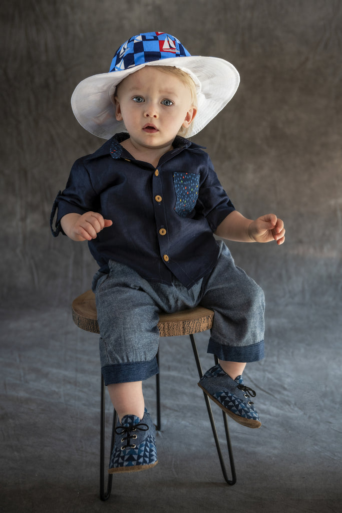 Takkie / Boys - Blue and Grey