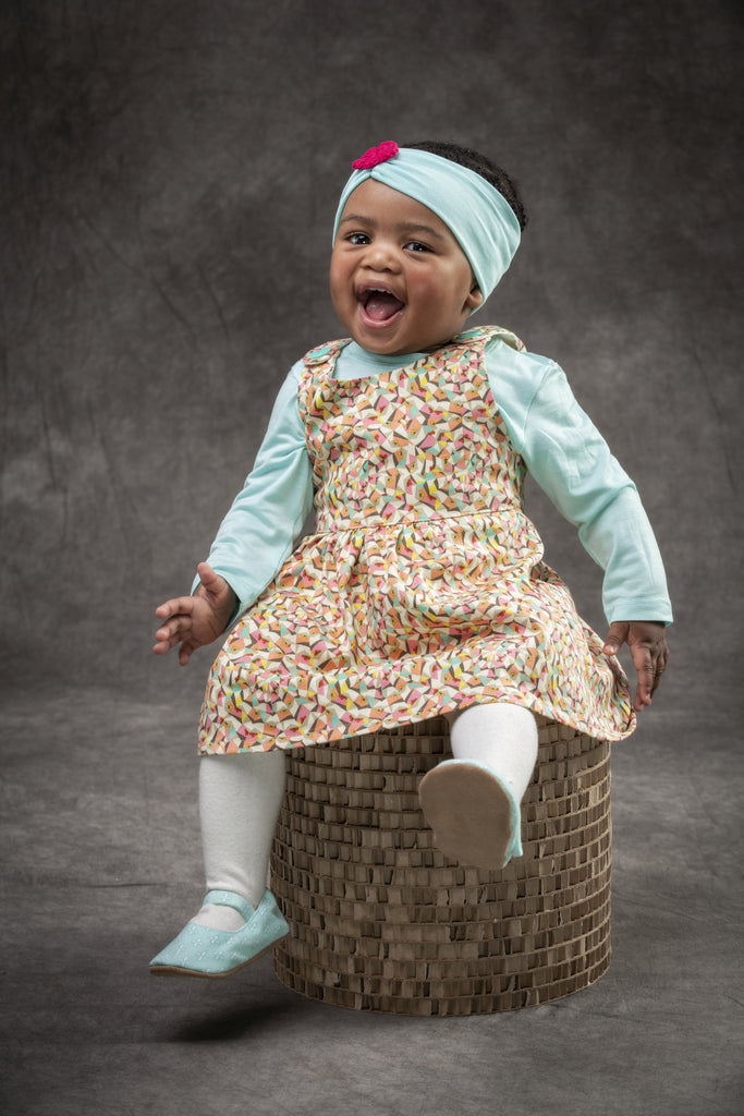 Girls Dress | Popsicle Pinafore