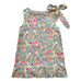 Dress- Mint Floral Flounce